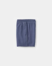 Boys Gauze Shorts - Blue