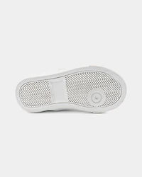 Toddler Girl Heart Print Casual Sneakers - White/Black