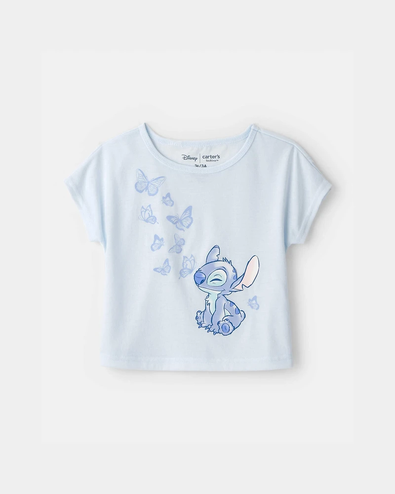 Toddler Girl 2-Piece Disney© Lilo & Stitch Short-Sleeve Pajama Set - Blue