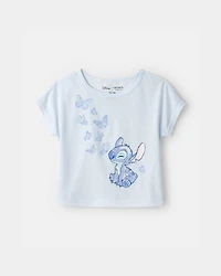 Toddler Girl 2-Piece Disney© Lilo & Stitch Short-Sleeve Pajama Set - Blue