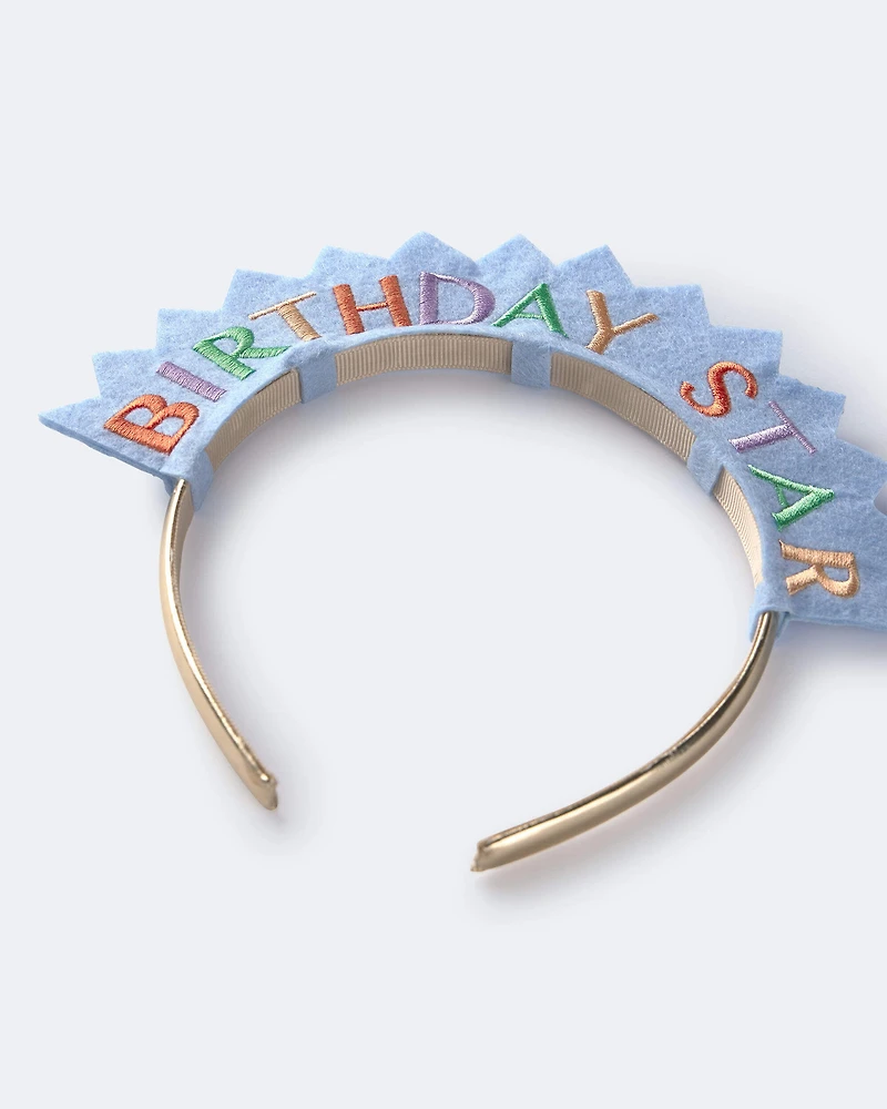 Toddler Girl Birthday Headband