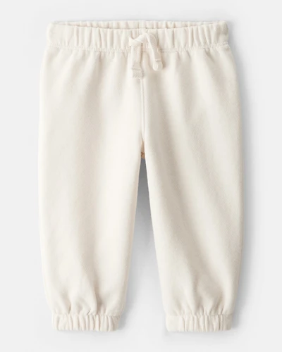 Baby Girl DayDream Fleece Pants - Cream