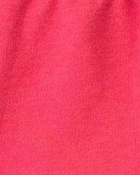 Baby Boy Crab French Terry Shorts - Coral