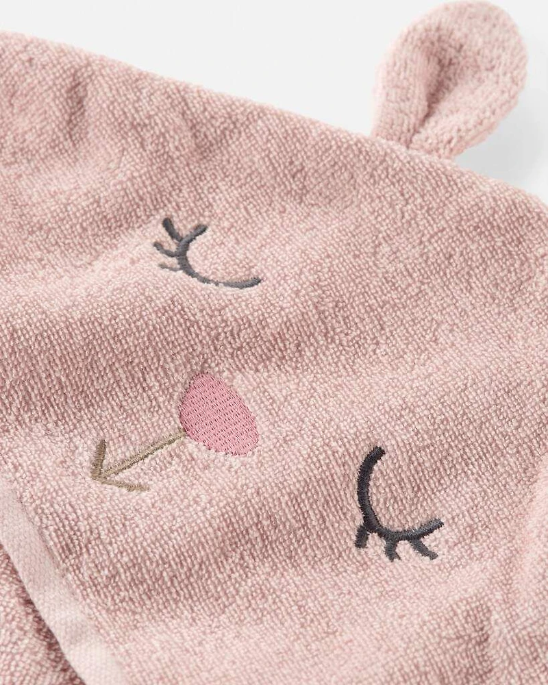 Baby Girl Organic Cotton Towel