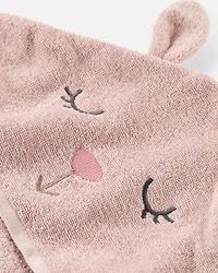 Baby Girl Organic Cotton Towel