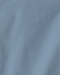 Boys Twill Flat-Front Shorts - Blue