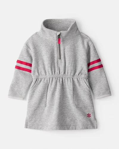 Baby Girl DayDream Fleece Dress - Grey