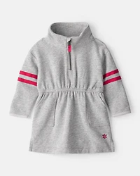 Baby Girl DayDream Fleece Dress - Grey