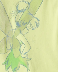 Toddler Girl Tinker Bell Glitter Short-Sleeve Graphic Tee - Green