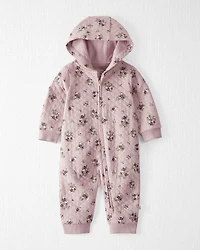 Baby Girl Quilted Double Knit Floral Pram Made with Organic Cotton