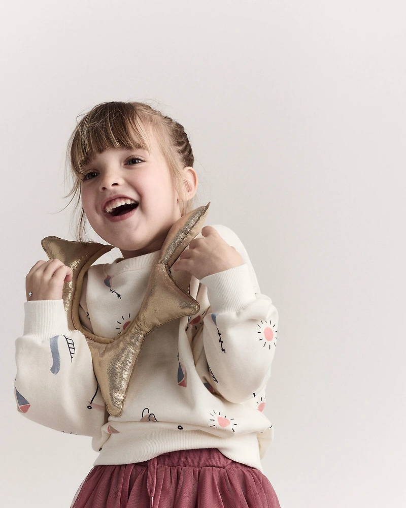 Toddler Star Glitter Headband - Gold