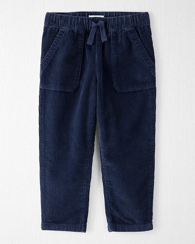 Toddler Organic Cotton Corduroy Drawstring Pants