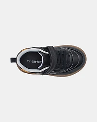 Toddler Boy Casual Sneakers - Black/Brown