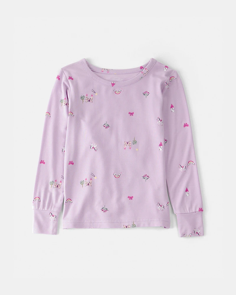 Toddler Girl Fairytale PurelySoft 2-Piece Pajama Set - Purple