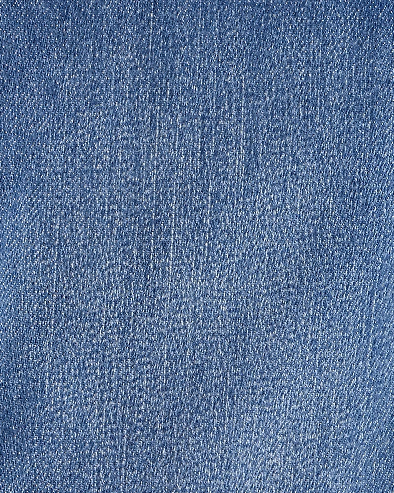 Toddler Dark Wash Elastic-Waist Jeggings