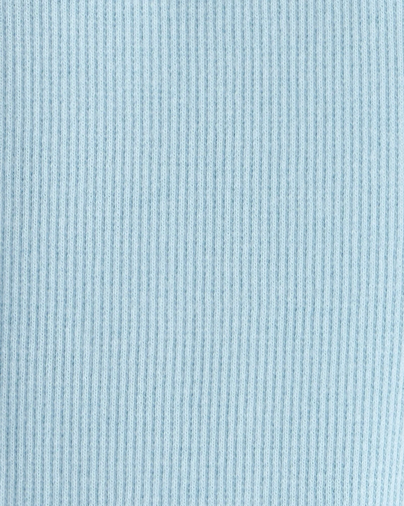 Baby Girl Rib Pants - Blue