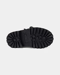 Toddler Girl Bow Ankle Boots - Black