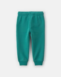 Toddler Boy Fleece Joggers - Green