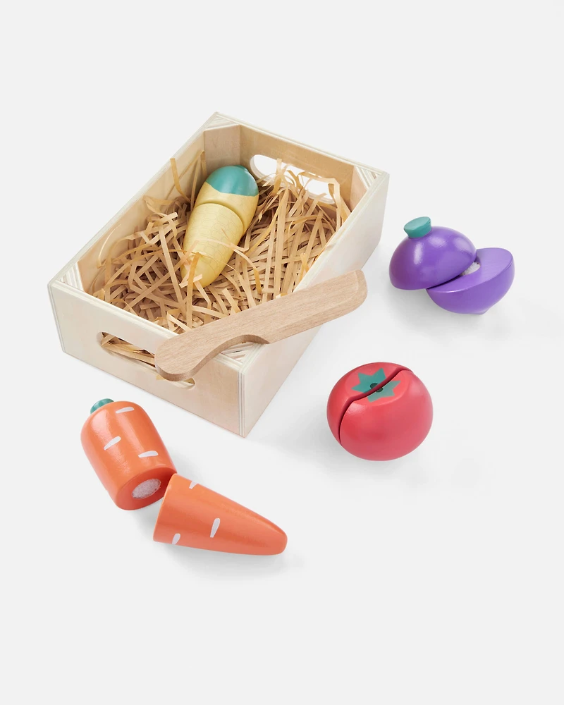 Wooden Veggie Set