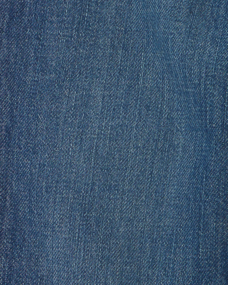 Toddler Boy Denim Pull-On Jeans - Dark Wash