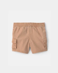 Baby Boy Cargo Pocket Shorts - Khaki