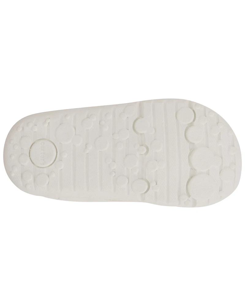 Every Step® First Walker Floral High-Top Sneakers - White