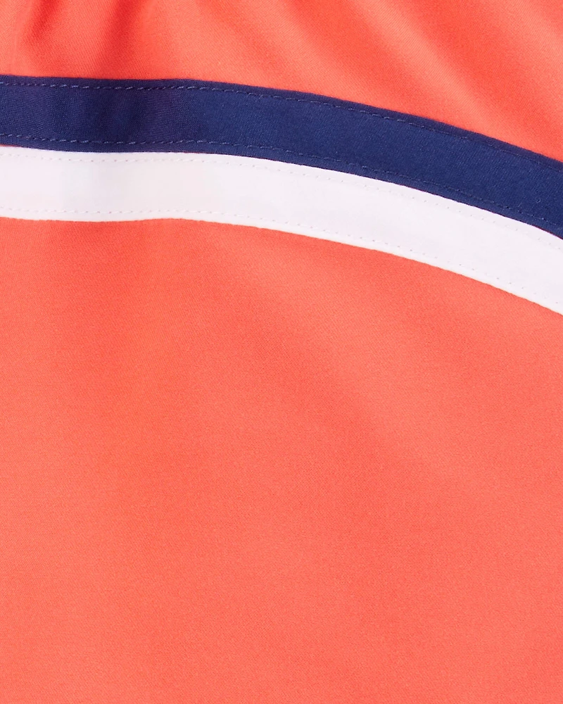 Toddler Boy Striped Swim Trunks