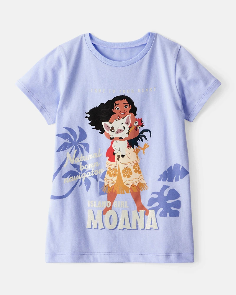 Girls Disney© Moana Short-Sleeve Graphic Tee - Blue