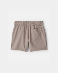 Toddler Boy Woven Pocket Shorts - Taupe