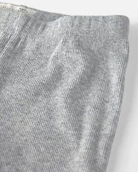 Baby Boy Organic Cotton Rib Footed Pants