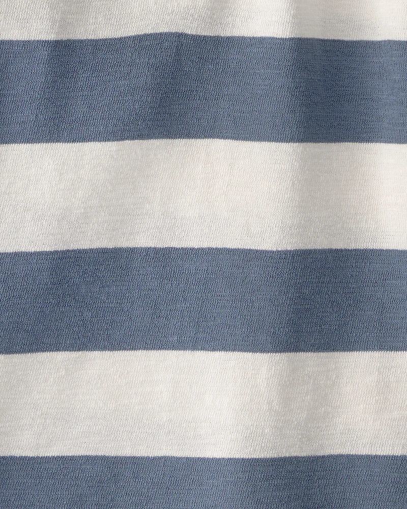 Boys Polo Shirt Made with Organic Cotton in Stripes