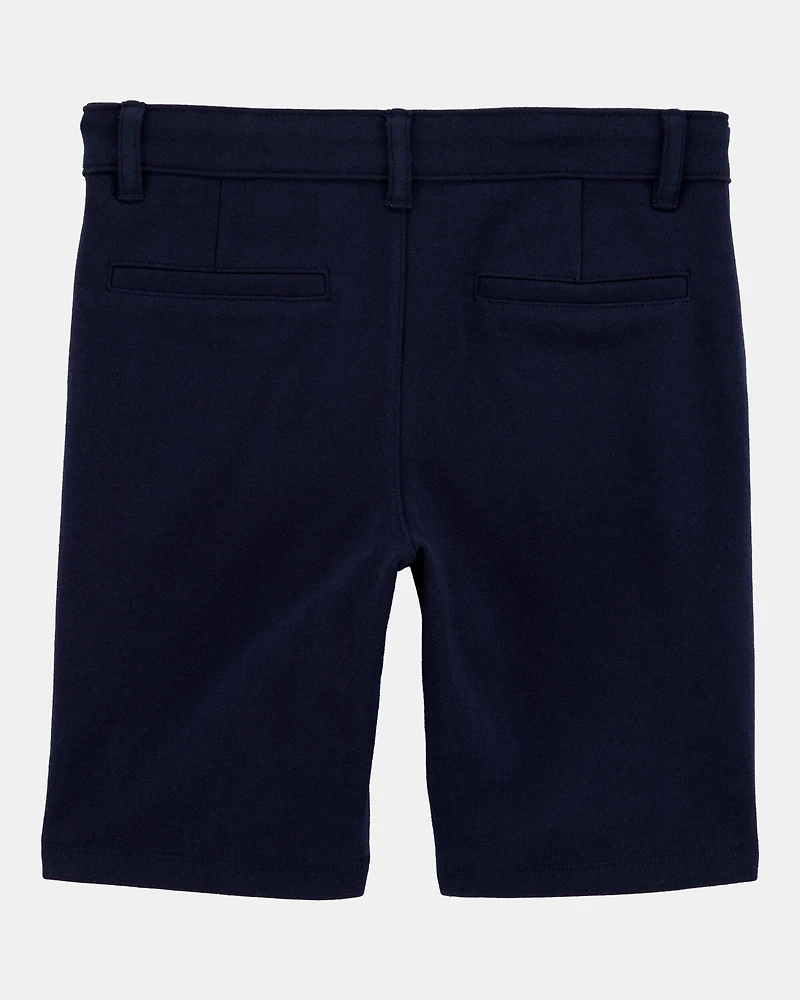 Kid 2-Pack Ponte Knit Uniform Pants - Navy