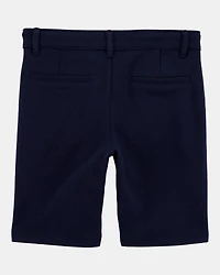 Kid 2-Pack Ponte Knit Uniform Pants - Navy