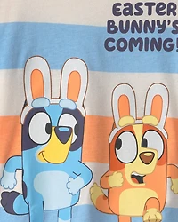 Toddler Bluey™ Easter Graphic Tee - Orange/Blue