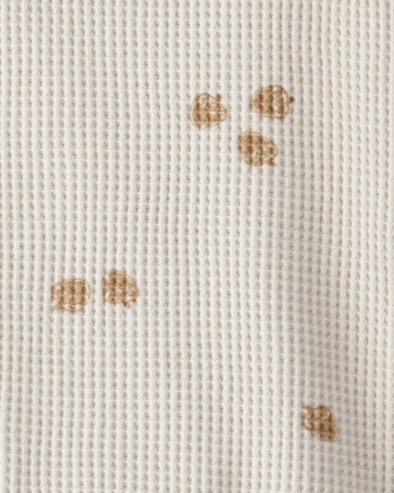 Toddler 2-Piece Acorn Button-Down Shirt & Pull-On Denim Pant Set