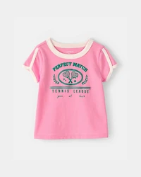 Baby Girl 'Perfect Match' Top - Pink