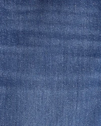 Girls Button-Front Straight Leg Jeans - Blue