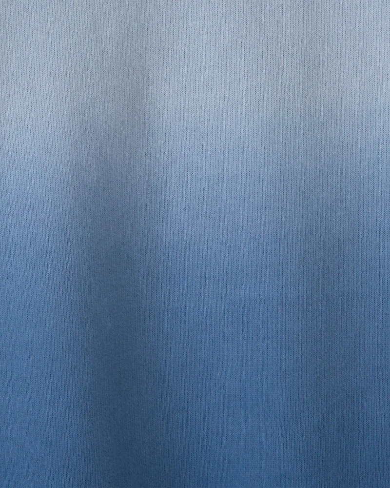 Baby Boy Ombre French Terry Pullover Sweatshirt - Blue