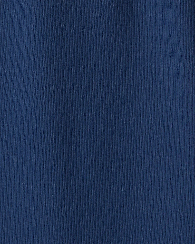 Girls Eyelet Top - Blue