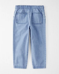 Toddler Boy Organic Cotton Chambray Pants