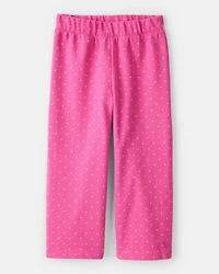 Toddler Girl Mini Icon French Terry Pullover & Pant Set - Pink