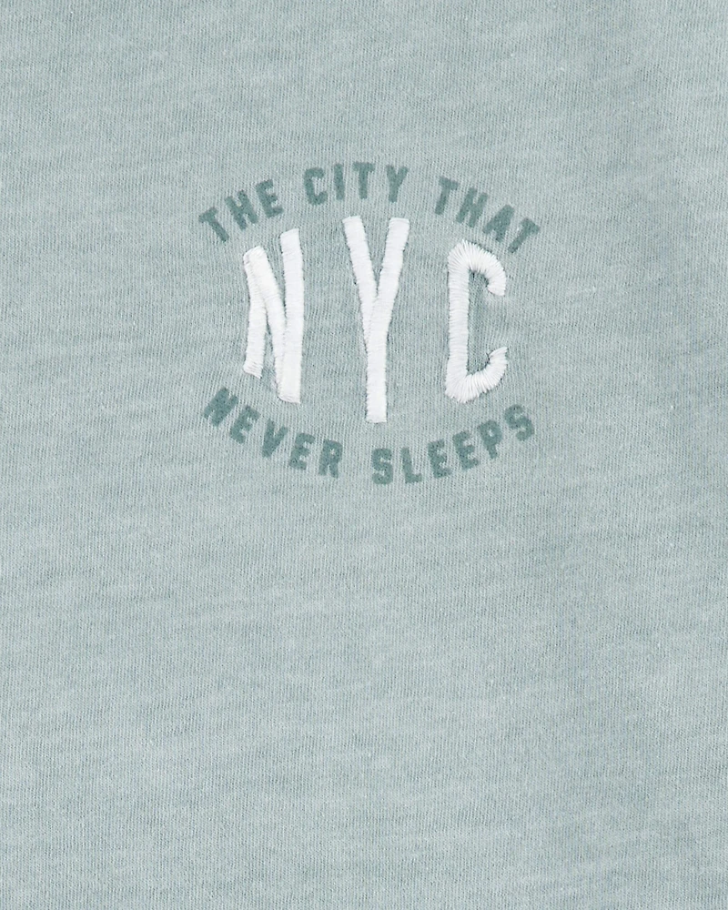 Boys NYC Graphic Tee - Green