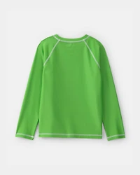 Boys 2-Piece Minecraft® Rashguard & Swim Trunk Set - Green