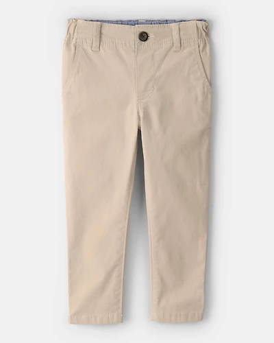 Toddler Boy Slim Tapered Chino Pants - Khaki
