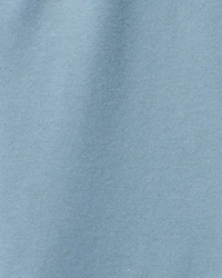 Girls Solid Cotton Flare Stretch Leggings - Blue