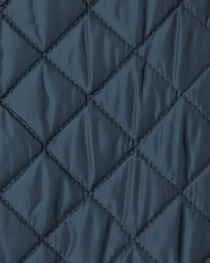 Boys Plaid Long-Sleeve Fashion Jacket - Green