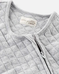 Baby Doubleknit Zip Wearable Blanket Made with Organic Cotton