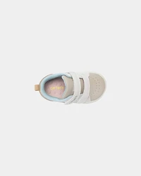 Baby Girl Every Step® First Walker Heart Casual Shoes - White/Tan