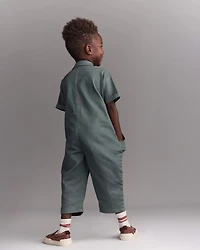 Toddler Day Out™ Cropped Jumpsuit - Green