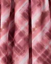 Girls Mesh Plaid Skirt - Pink